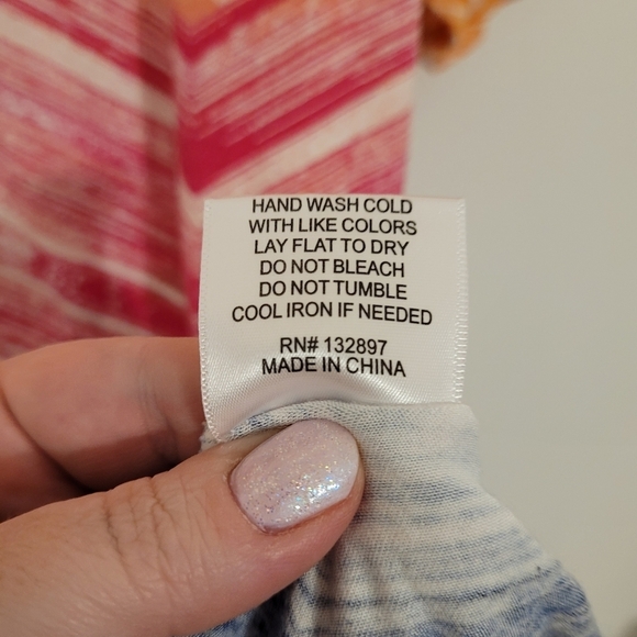 Rose + Olive chevron tunic top size 3X - Picture 10 of 11